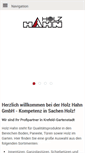 Mobile Screenshot of holzhahn.de